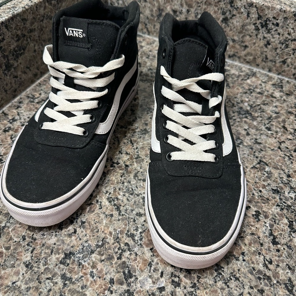 Vans black high tops